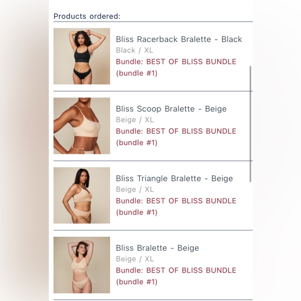Harper Wilde 4 Bralette Bundle XL